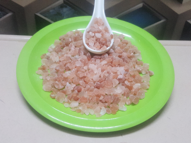 himalayan dark pink salt (coarse grain)